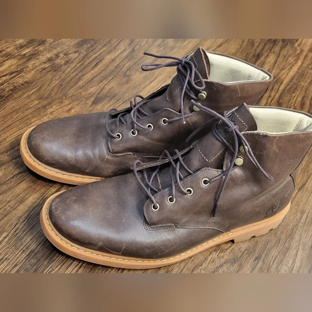 Timberland Belanger Waterproof Dark Brown Boots SZ 12 Streetwear Casual Outdoor